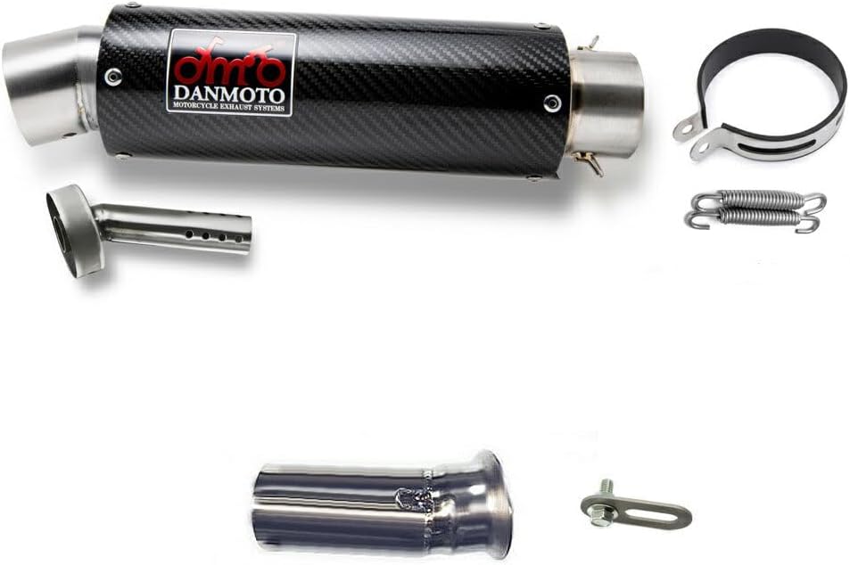 ダンモト スリップオン マフラー サイレンサー バイクマフラー 汎用 51